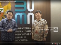 Erick Thohir Gandeng Posco Demi KRAS & Industri Mobil Listrik