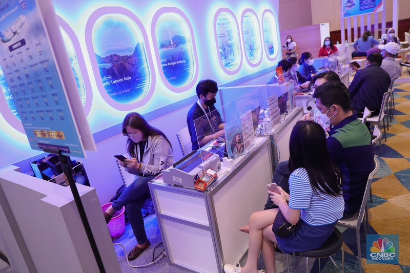 Garuda Indonesia Travel Fair (CNBC Indonesia/Tri Susilo) Garuda Indonesia Travel Fair (CNBC Indonesia/Tri Susilo)
