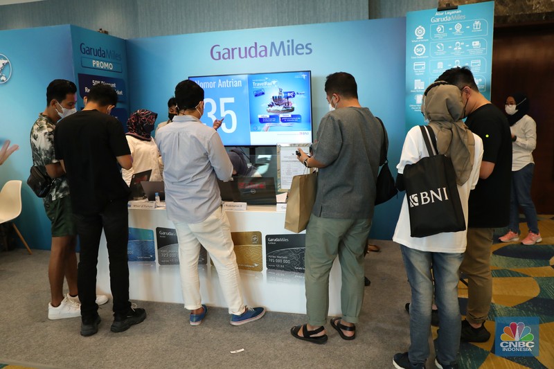 Garuda Indonesia Travel Fair (CNBC Indonesia/Tri Susilo)