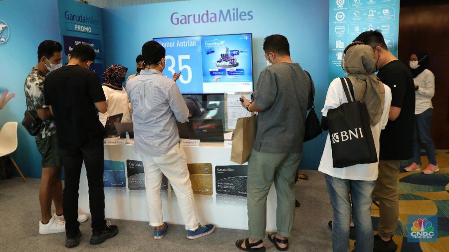Garuda Indonesia Travel Fair (CNBC Indonesia/Tri Susilo)