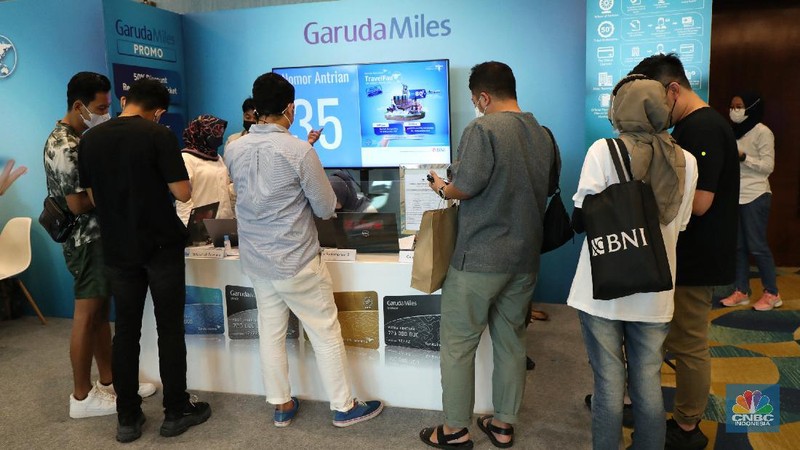 Garuda Indonesia Travel Fair (CNBC Indonesia/Tri Susilo)
