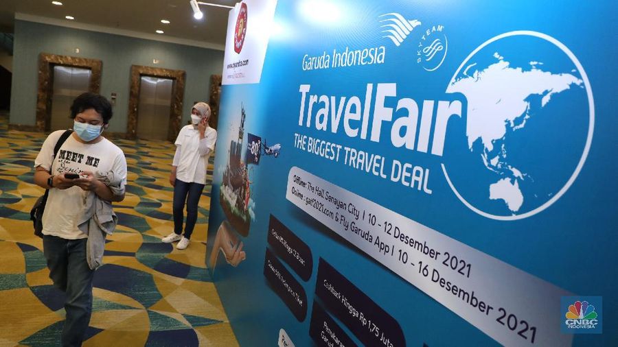 Garuda Indonesia Travel Fair (CNBC Indonesia/Tri Susilo)