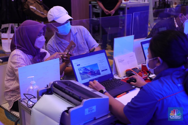 Garuda Indonesia Travel Fair (CNBC Indonesia/Tri Susilo)