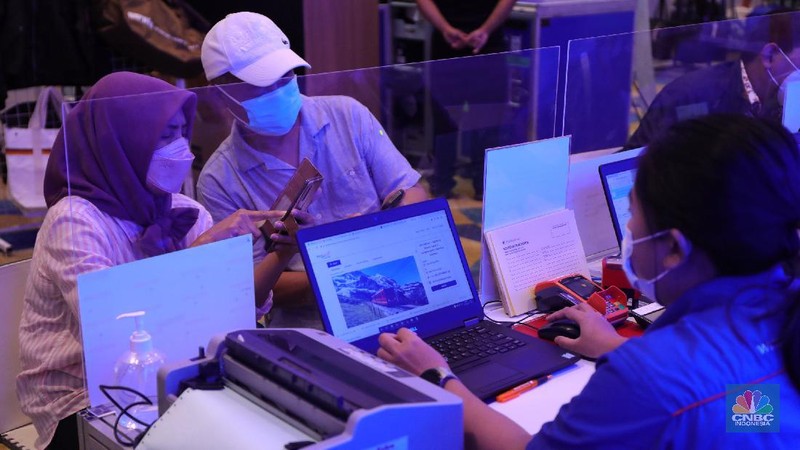 Garuda Indonesia Travel Fair (CNBC Indonesia/Tri Susilo)