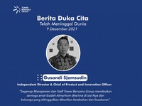 Direktur Independen Tower Bersama Meninggal Dunia