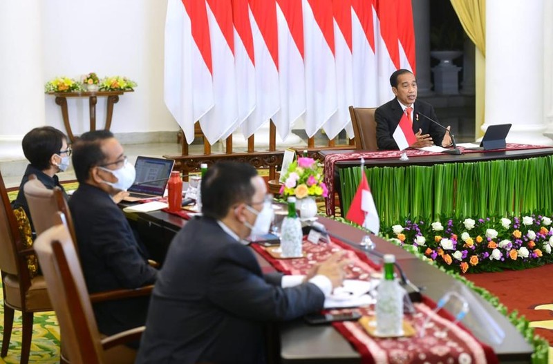 Presiden Joko Widodo menyampaikan komitmen Indonesia untuk terus memajukan demokrasi dan hak asasi manusia (HAM), baik pada level kawasan maupun global. Salah satu wujud konkretnya adalah penyelenggaraan Bali Democracy Forum (BDF) yang tepat hari ini, 9 Desember 2021. (Muchlis Jr - Biro Pers Sekretariat Presiden) Presiden Joko Widodo menyampaikan komitmen Indonesia untuk terus memajukan demokrasi dan hak asasi manusia (HAM), baik pada level kawasan maupun global. Salah satu wujud konkretnya adalah penyelenggaraan Bali Democracy Forum (BDF) yang tepat hari ini, 9 Desember 2021. (Muchlis Jr - Biro Pers Sekretariat Presiden)