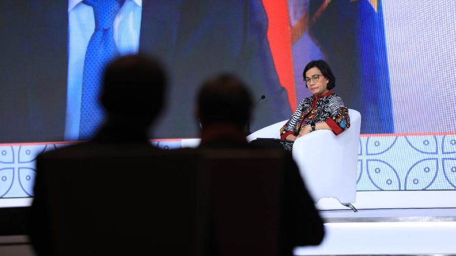 Menteri Keuangan Sri Mulyani di acara G20 (Dok BI)