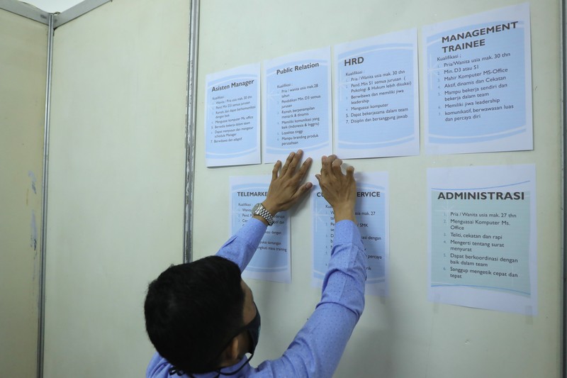 Job Fair 2021 (CNBC Indonesia/Tri Susilo)