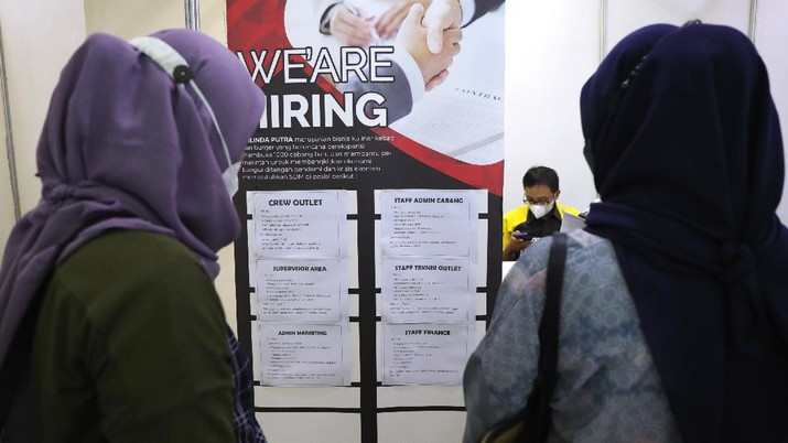 Job Fair 2021 (CNBC Indonesia/Tri Susilo)