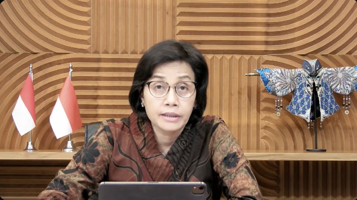 Menteri Keuangan Sri Mulyani di Press Statement: Kebijakan Cukai Hasil Tembakau 2022 (Tangkapan Layar Youtube Kemenkeu) Menteri Keuangan Sri Mulyani di Press Statement: Kebijakan Cukai Hasil Tembakau 2022 (Tangkapan Layar Youtube Kemenkeu)