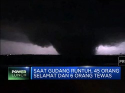 Tornado Hantam Gudang Amazon, 6 Orang Tewas