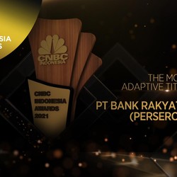 Bank BRI Raih Penghargaan 'The Most Adaptive Titan Bank'