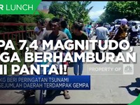 Gempa 7,4 Magnitudo NTT, Warga Berhamburan Jauhi Pantai