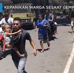 Kepanikan Warga NTT-Sulsel Usai Gempa M 7,4 di NTT