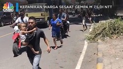 Kepanikan Warga NTT-Sulsel Usai Gempa M 7,4 di NTT