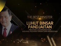 Luhut Binsar Pandjaitan Raih Penghargaan 'The Best Minister'