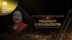 Megawati Raih 'Lifetime Achievement' CNBC Indonesia Awards