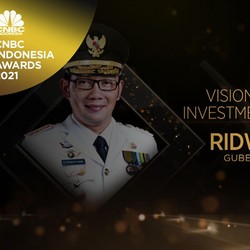 Ridwan Kamil Raih Visionary Leader In Investment Development