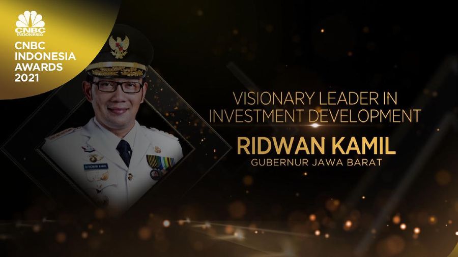 Ridwan Kamil Raih 'Visionary Leader In Investment Development