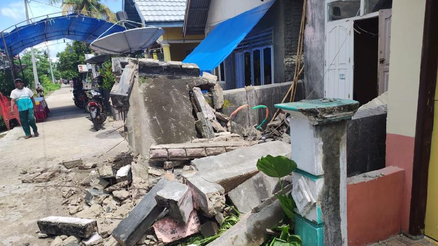 Suasana Usai Gempa di Flores, NTT (Dok. BNPB)