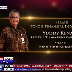 Dirut bjb Dinobatkan sebagai Top Regional Banker 2021