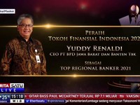 Dirut bjb Dinobatkan sebagai Top Regional Banker 2021