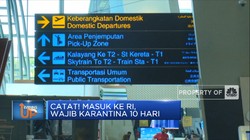 Catat! Masuk Ke RI, Wajib Karantina 10 Hari