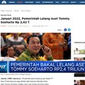 Nunggak BLBI, Pemerintah Bakal Lelang Aset Tomy Soeharto
