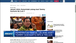 Nunggak BLBI, Pemerintah Bakal Lelang Aset Tomy Soeharto