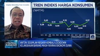 Inflasi RI di 2022 Diproyeksi Melonjak ke Kisaran 3%