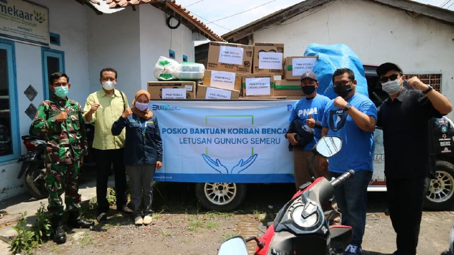 Bantuan erupsi Gunung Semeru