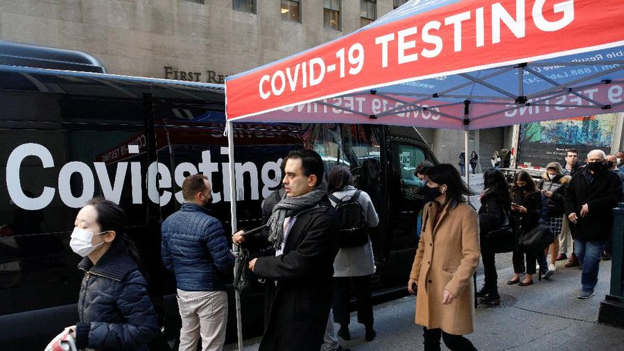 Test Covid-19 di New York City, AS