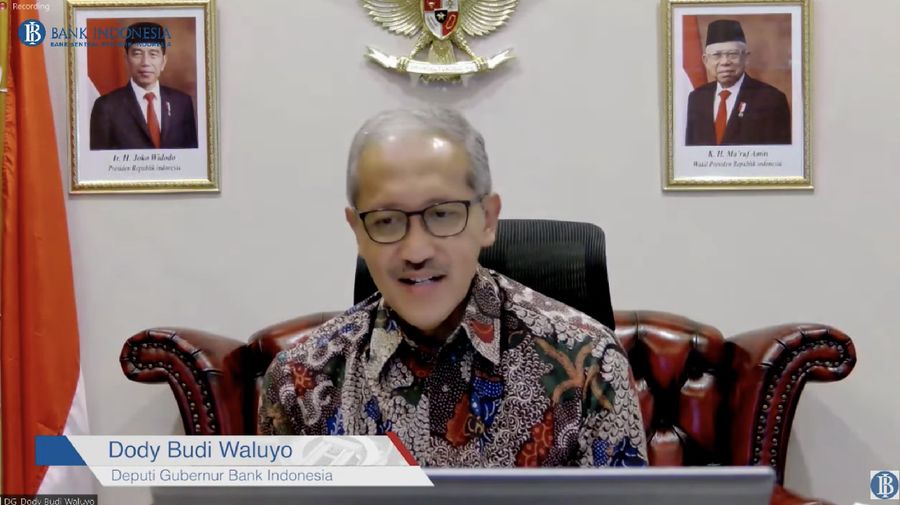 Deputi Gubernur Bank Indonesia, Dody Budi Waluyo (Tangkapan Layar via Youtube Bank Indonesia)