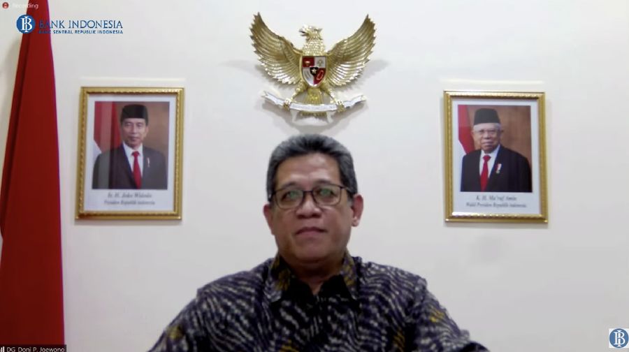 Deputi Gubernur Bank Indonesia, Doni Primanto Joewono (Tangkapan Layar via Youtube Bank Indonesia)