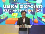 Transaksi di EXPO(RT) BRILianpreneur 2021 Tembus Rp8,1 M