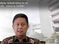 Varian Omicron Terdeteksi di RI, Menkes: Jangan Panik!