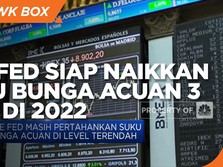 The Fed Siap Naikkan Suku Bunga Acuan 3 Kali di 2022
