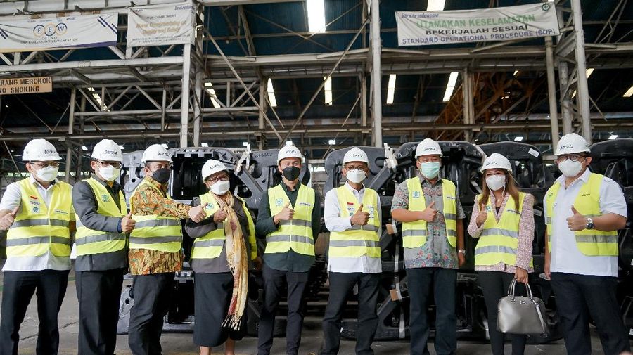 Komisi VI DPR RI melakukan kunjungan ke PT Barata Indonesia (Persero). (Dok. PPA)