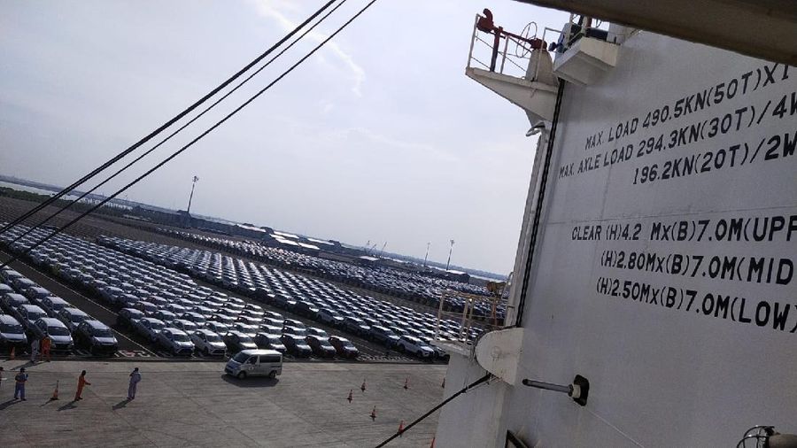 Pelabuhan Patimban (CNBC Indonesia/ Tri Susilo)