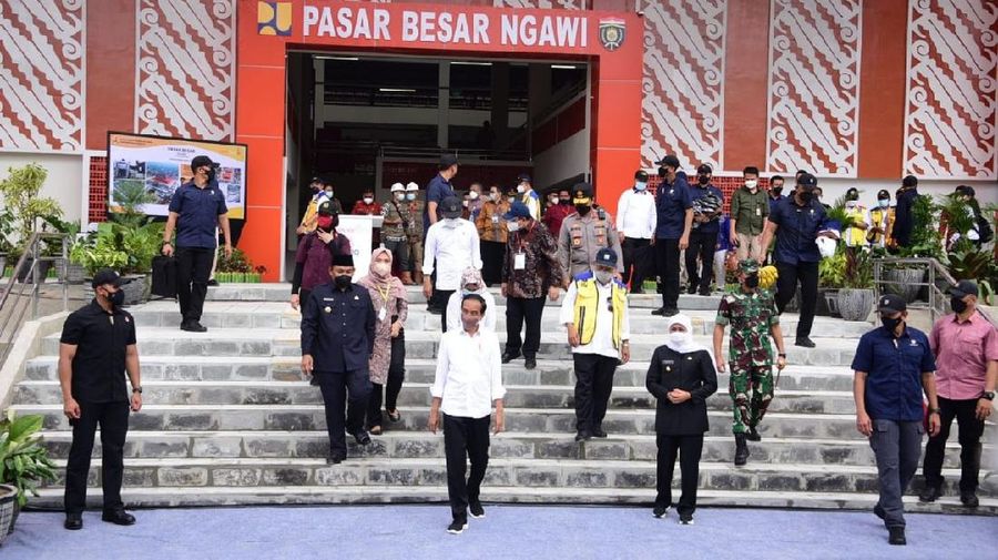 Peresmian Pasar Besar Ngawi (Dok. Kementerian PUPR)