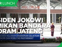 Presiden Jokowi Resmikan Bandara Ngloram di Blora
