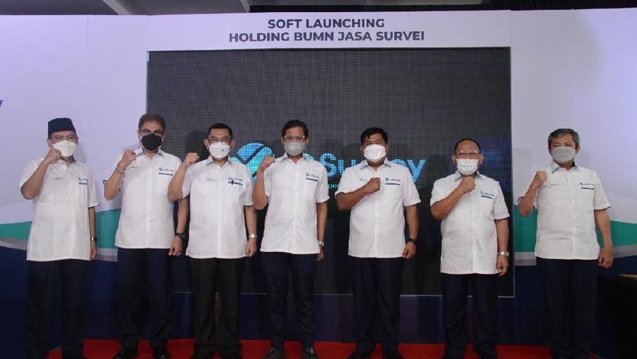 Soft Launching Holding BUMN Jasa Survey (Dok Holding Jasa Survei)