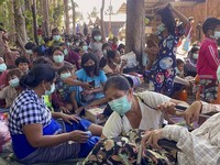 Ratusan Pengungsi Lari ke Thailand Akibat Konflik Myanmar