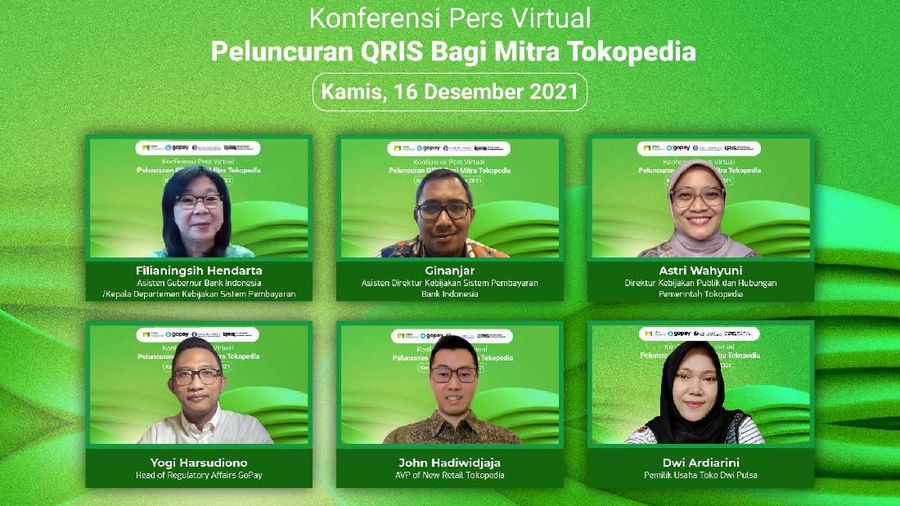 Peluncuran QRIS Bagi Mitra Tokopedia