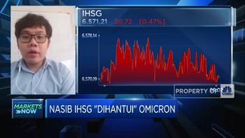 Dihantui Omicron Hingga The Fed, IHSG Melemah di Awal Pekan