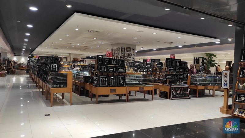 Suasana Blok M mall (CNBC Indonesia/Amndrean Kristianto)
