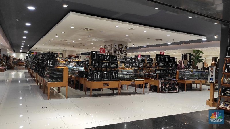 Suasana Blok M mall (CNBC Indonesia/Amndrean Kristianto)