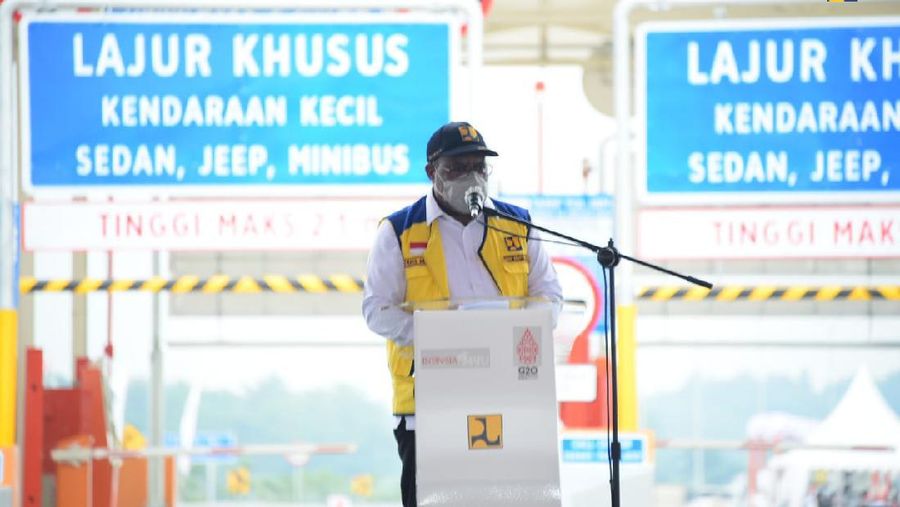 Pengoperasian Jalan Tol Akses Bandara Kertajati. (Dok: Kementerian PUPR)