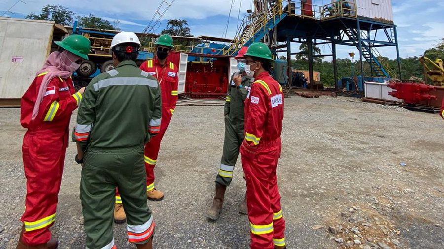 Perusahaan migas asal Qatar MontD'Or Oil Tungkal Limited memulai pengeboran di Blok Tungkal, Jambi. (Dok: SKK Migas)