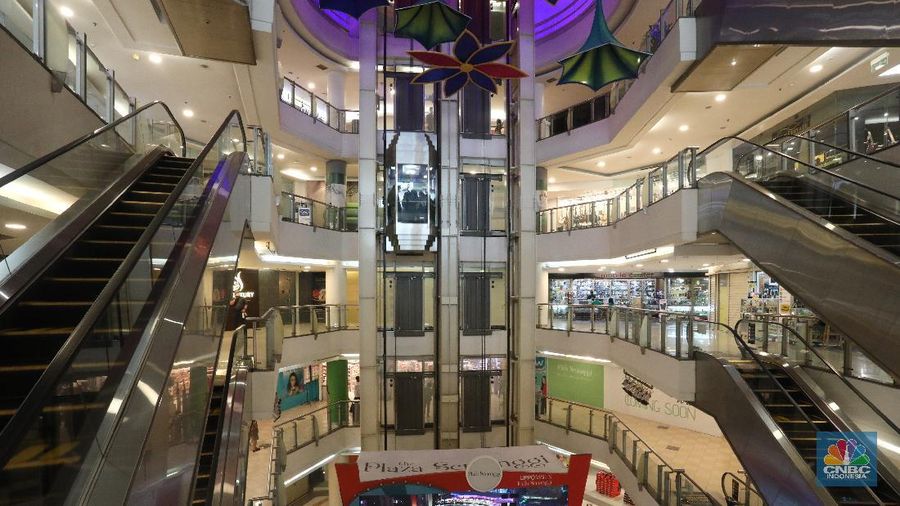Suasana Blok M mall (CNBC Indonesia/Amndrean Kristianto)